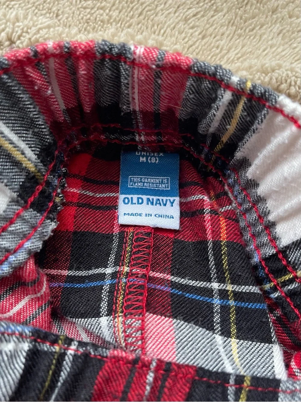 Old Navy soft plaid
